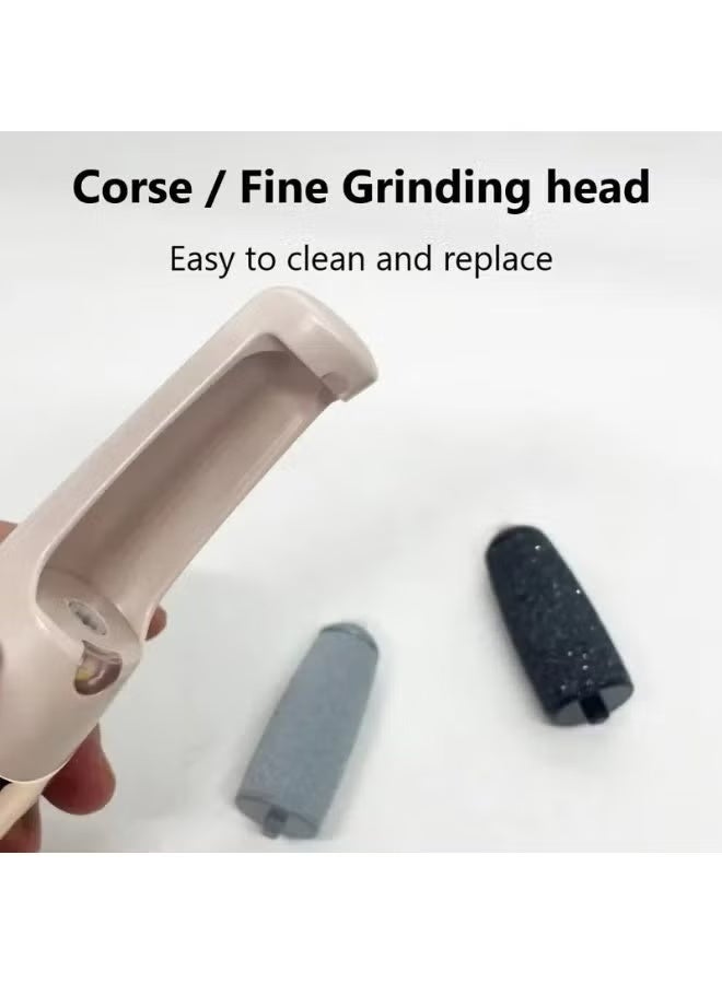 Flawless Electric Foot File for Dead Skin and Cracks Removal with Exfoliating Roller – Professional At-Home Pedicure for Foot Care and USB Charging for Smoother Heels - Image 3